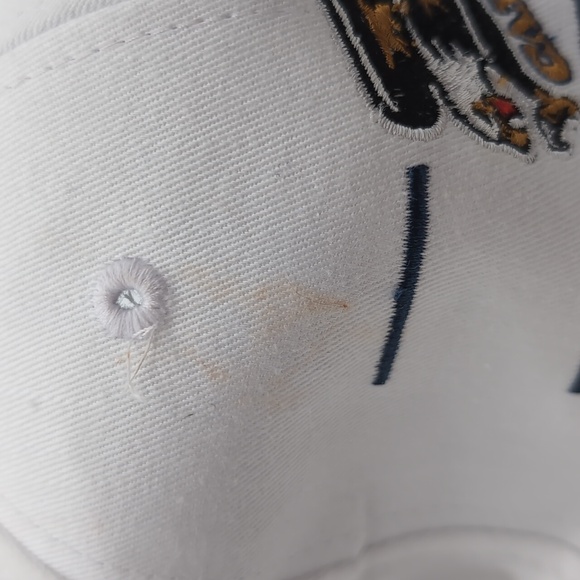 The Game| NWT Vintage MLB Washington Capitals White Sports Cap Snap Back - Picture 7 of 11